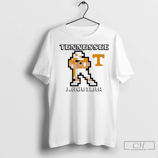 Classic Joey Aguilar Tennessee Volunteers Football Retro Baller Pixel Art