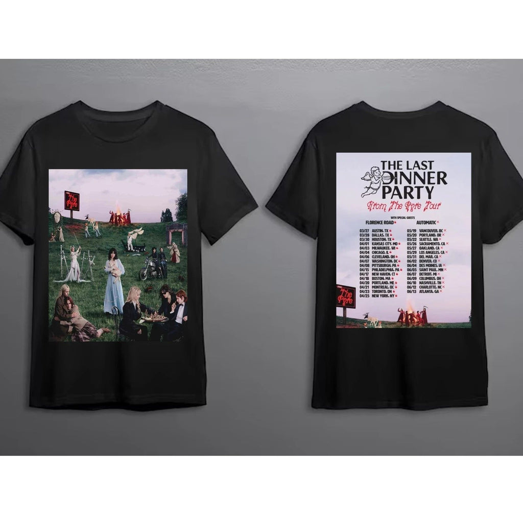 The Last Dinner Party announce 2026 North America Tour Shirt