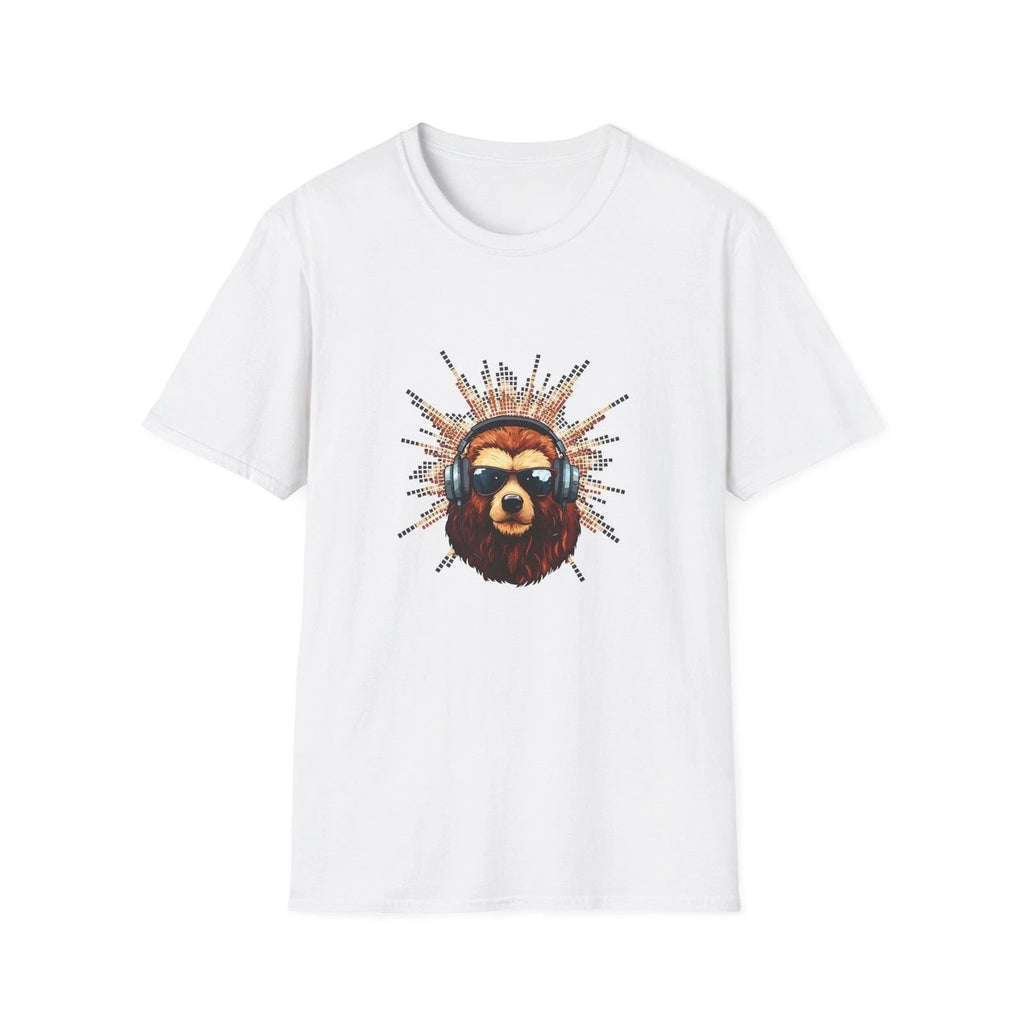 Sunglass Bear Head T-Shirt | Retro animal Graphic Tee | Personalized gift