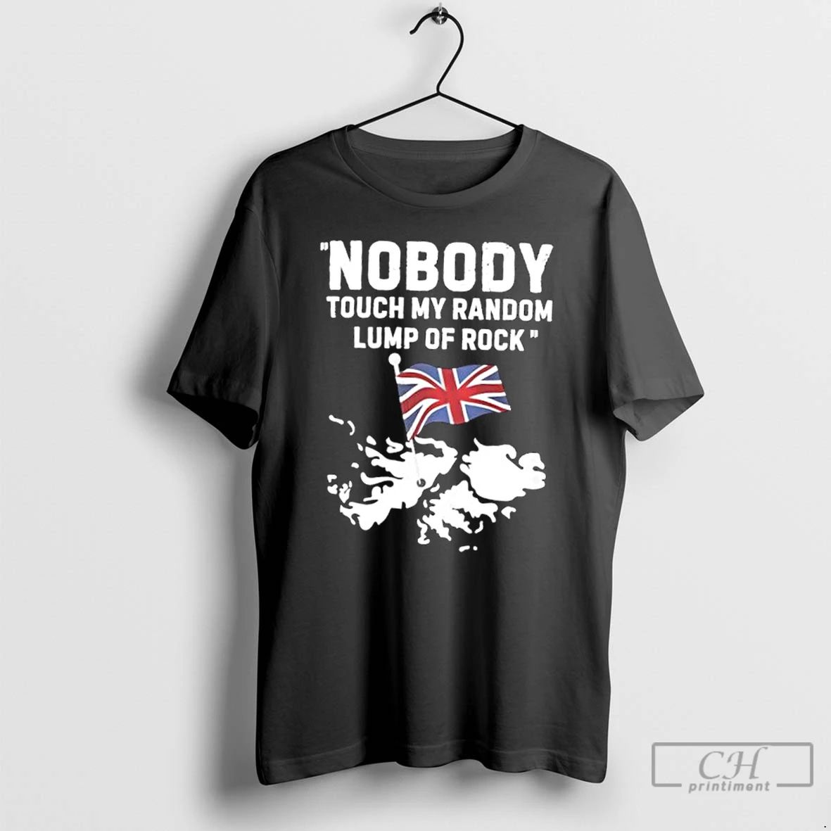 Premium Falkland Islands Nobody Touch My Random Lump Of Rock T Shirts