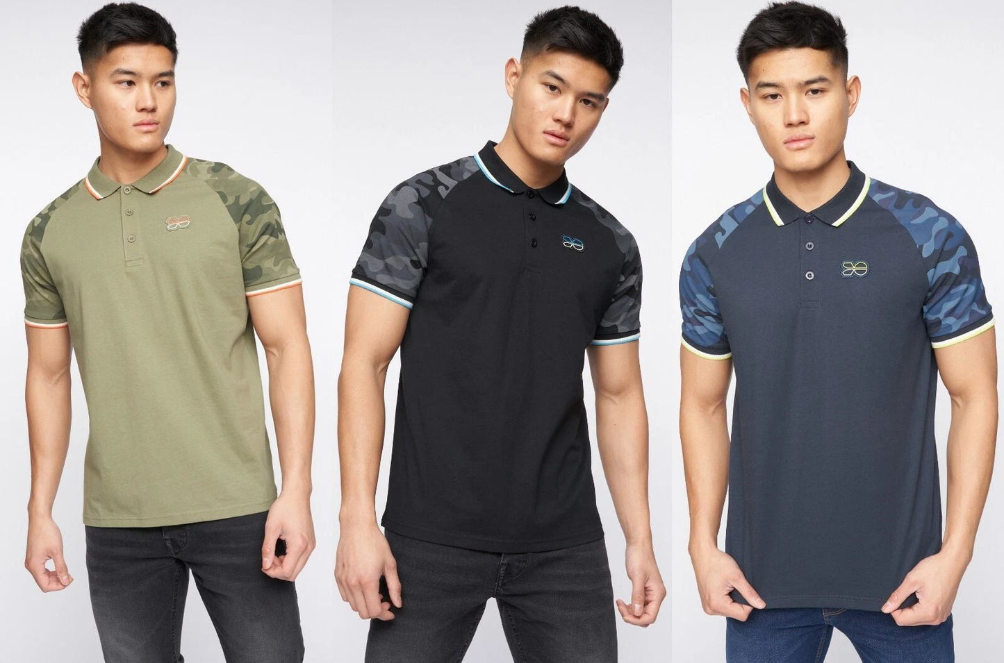 Men's Crosshatch Collared T-Shirt PK Polo Shirt 100% Soft Cotton Casual Top