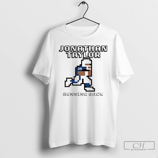 Classic Jonathan Taylor Indianapolis Colts Running Back Retro Baller T Shirts