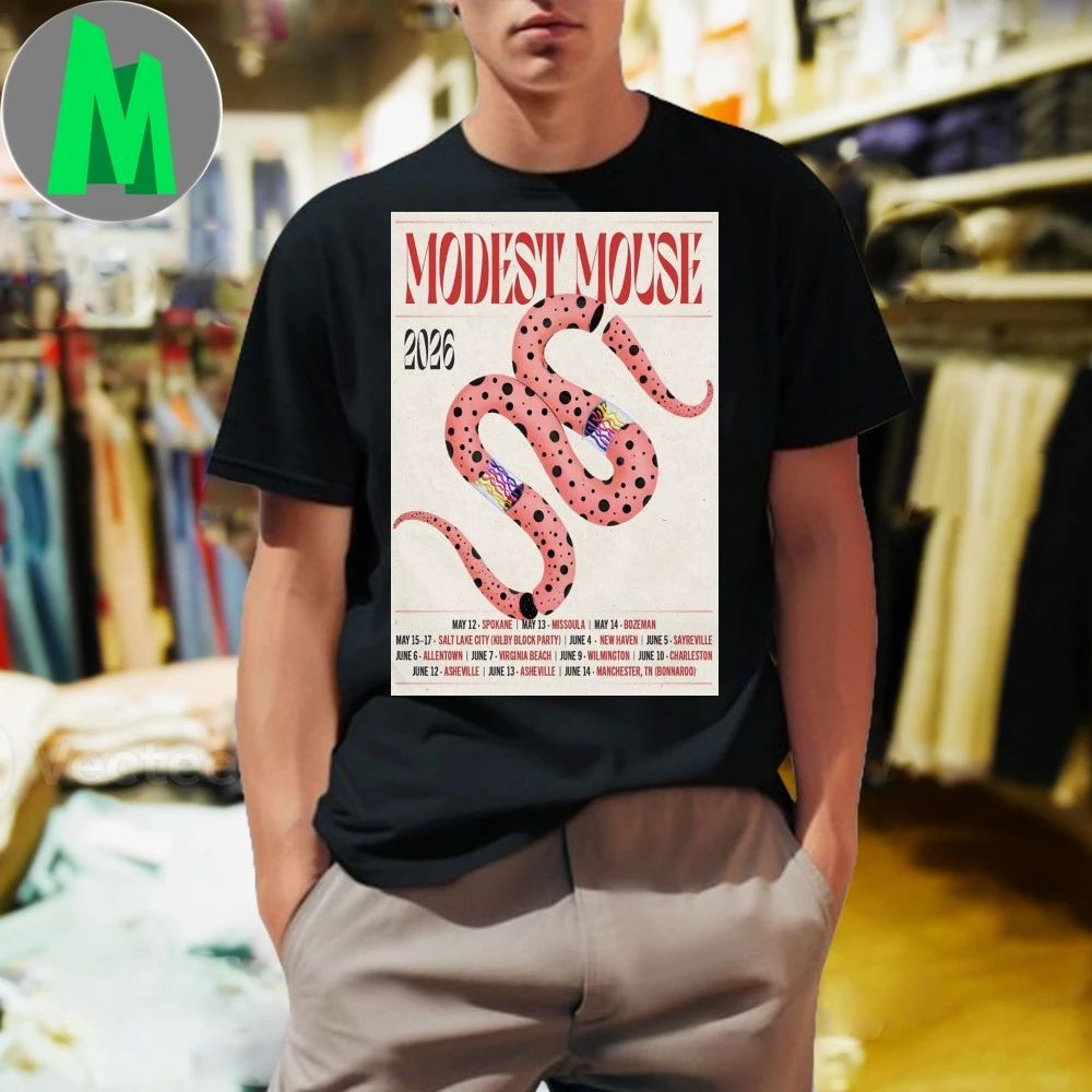 Modest Mouse Tour 2026 Poster Shirt