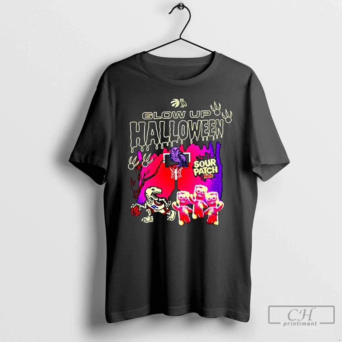 Classic Toronto Raptors Glow Up Halloween Ornaments T Shirts