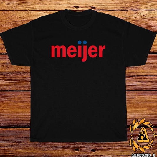 Meijer Groceries Logo Shirt Black/Sport Grey/White/Navy/Red T-Shirt S-5XL
