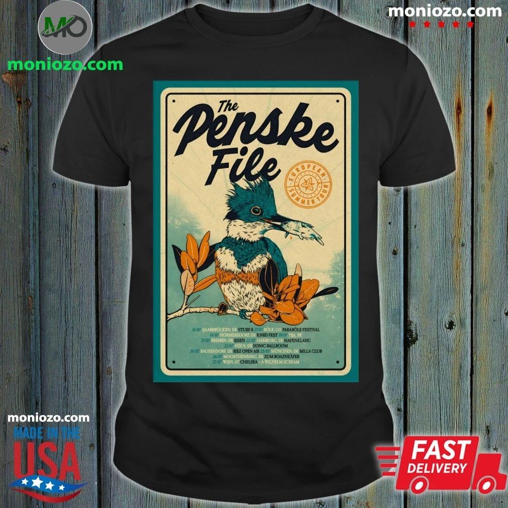 The Penske File European Summer Tour 2026 Poster Shirt