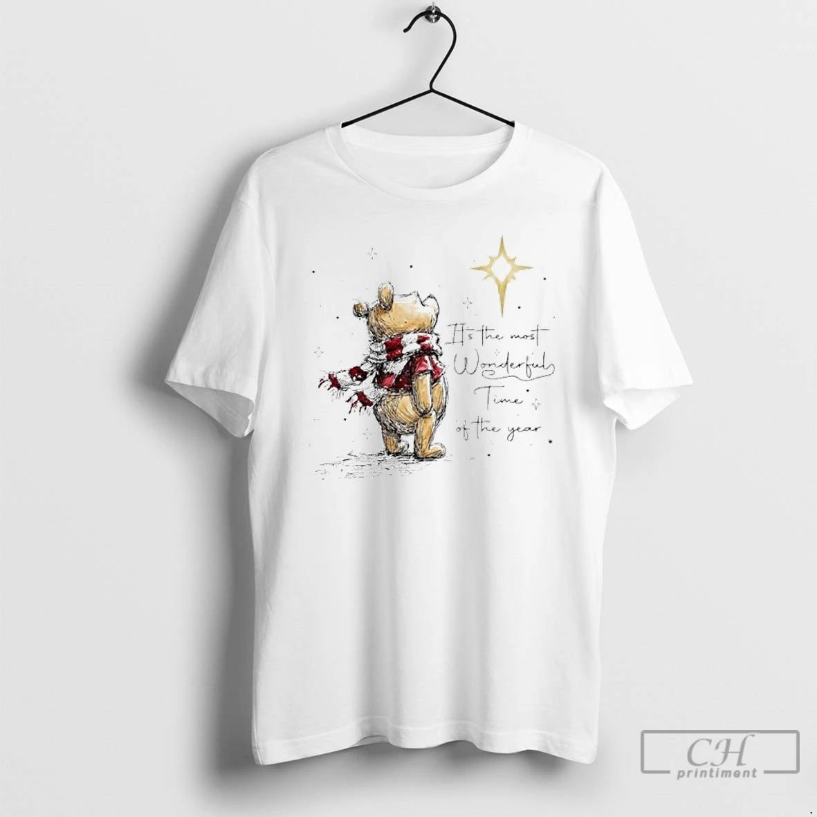 Premium Pooh Its The Most Wonderful Time Of The Year T Shirts