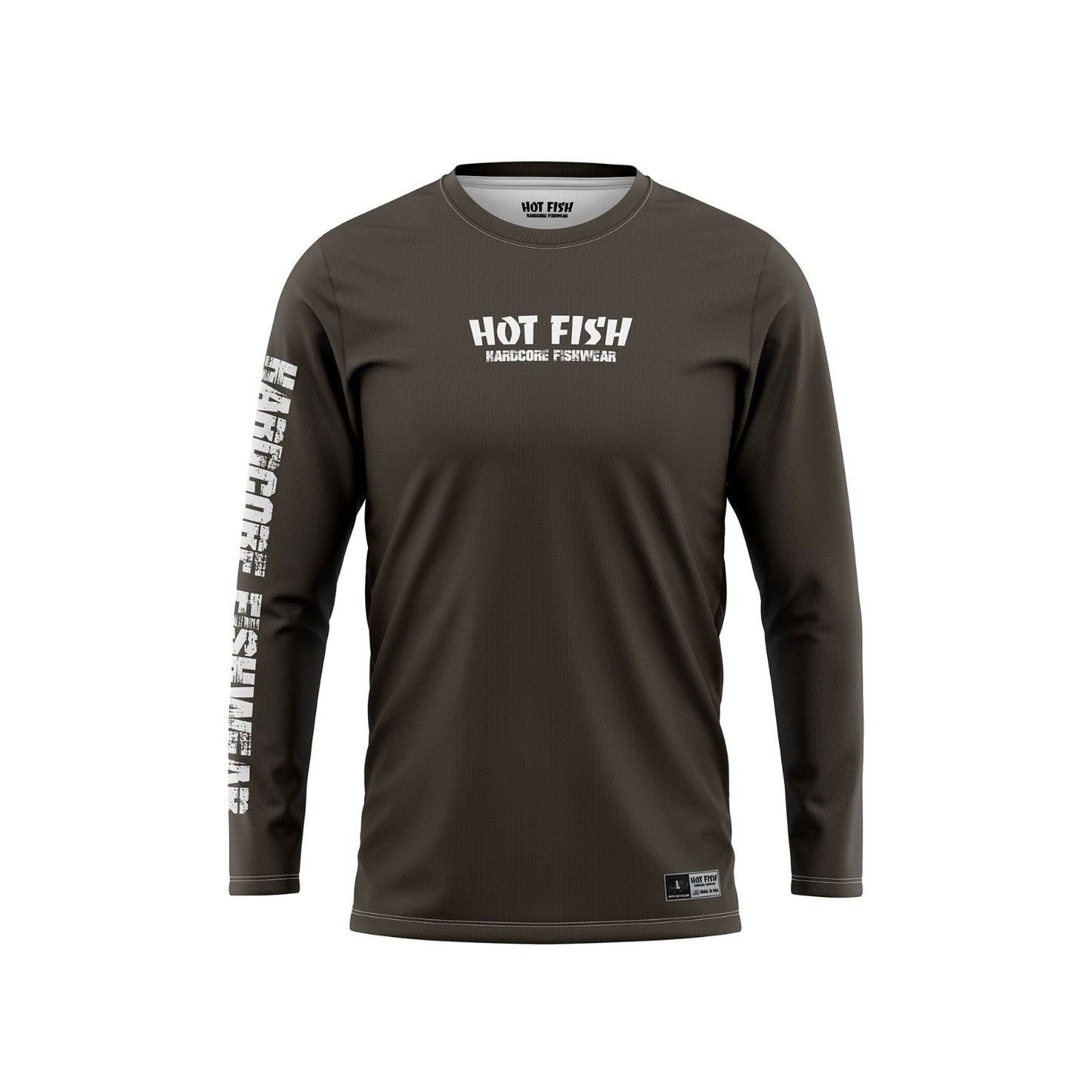 HOT FISH BLACK SEE BASS - Men’s Long Sleeve Fishing Shirt – UPF Protection