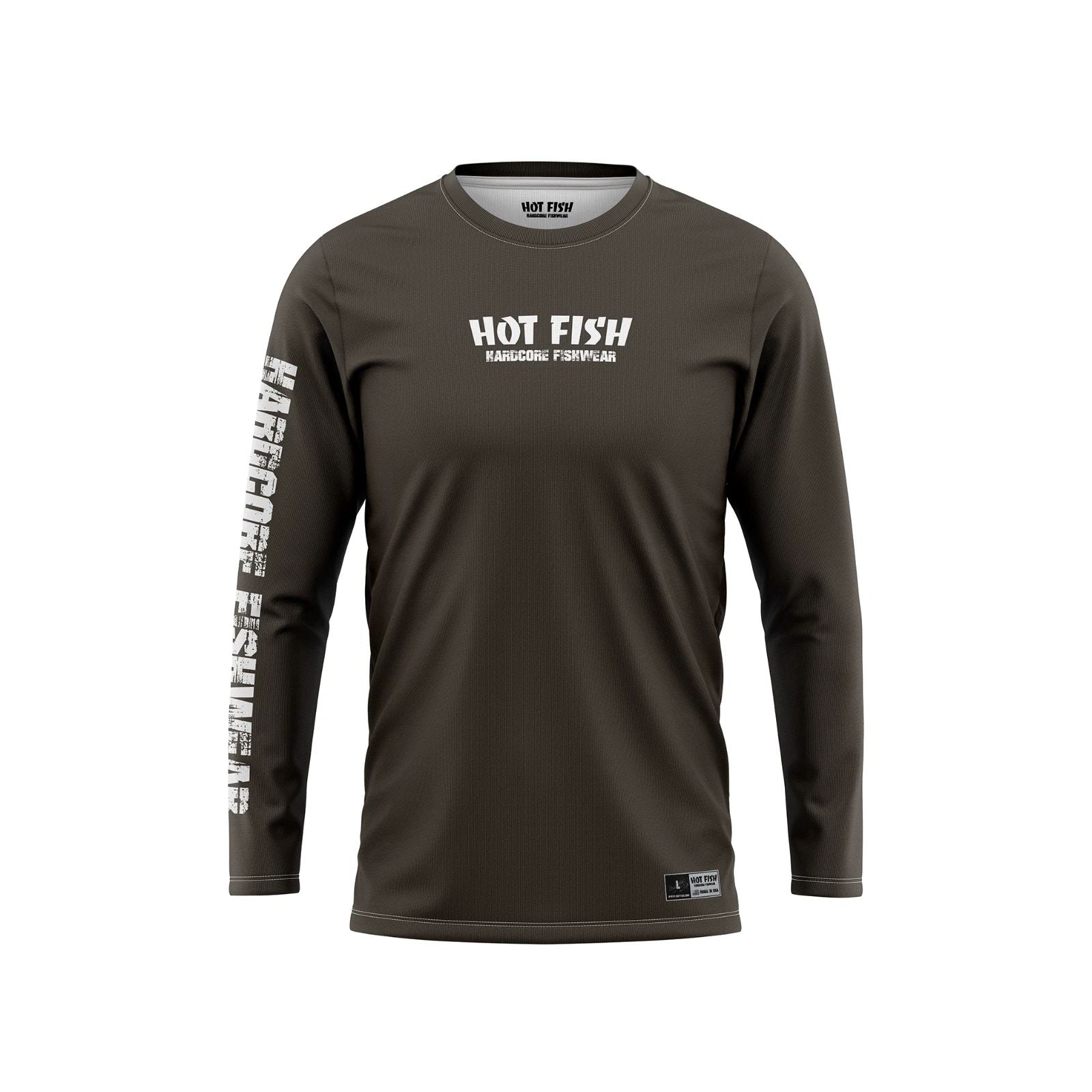 HOT FISH BLACK SEE BASS - Men’s Long Sleeve Fishing Shirt – UPF Protection
