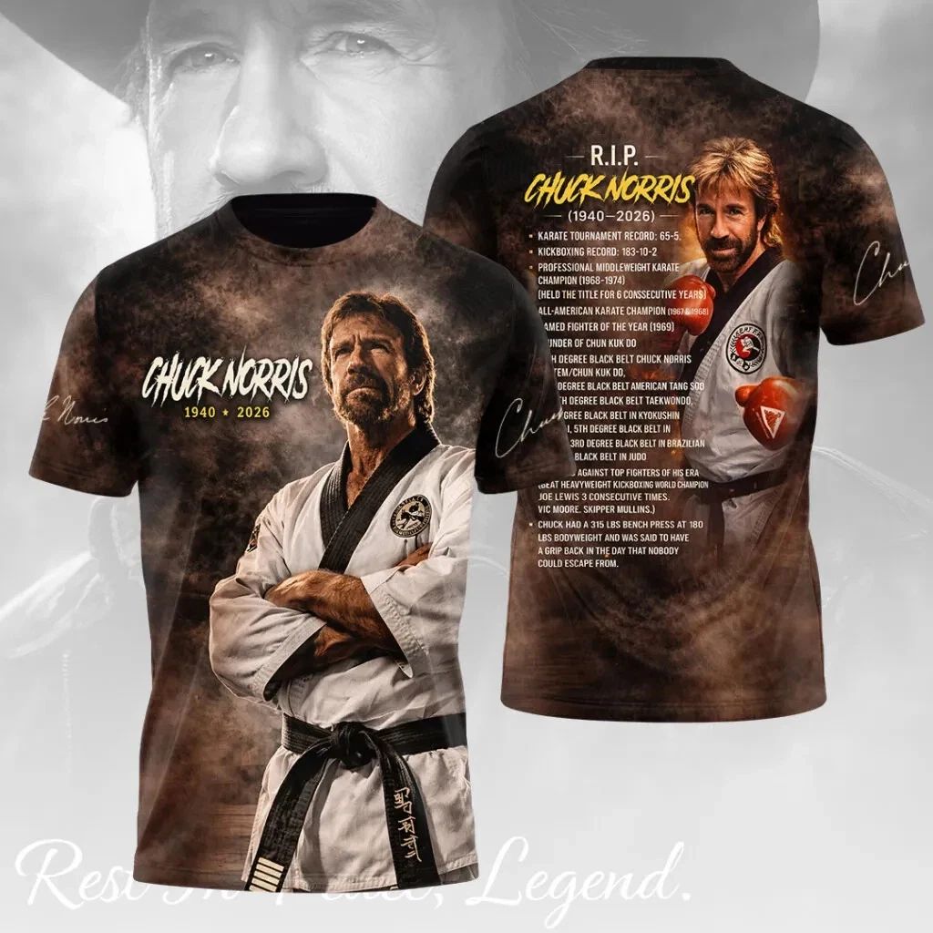 Chuck Norris 3D Unisex All Sizes 3D Shirt BT2186