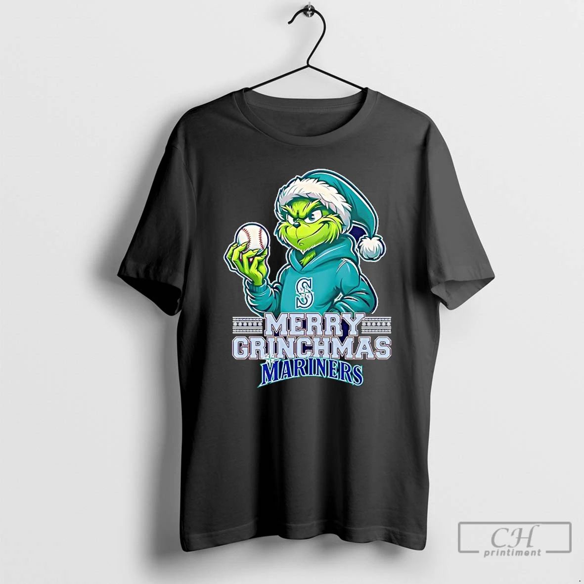 Premium Grinch Merry Grinchmas Seattle Mariners T Shirts