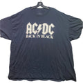 ACDC Shirt Mens 3XL Black Spell Out Rock Punk Grunge Logo Everyday Streetwear