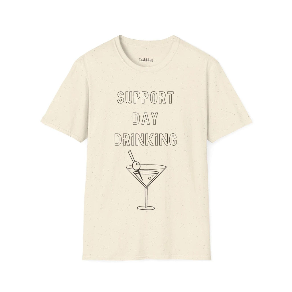 Support Day Drinking Graphic Tee - Fun and Stylish Shirt for Casual Enjoyment