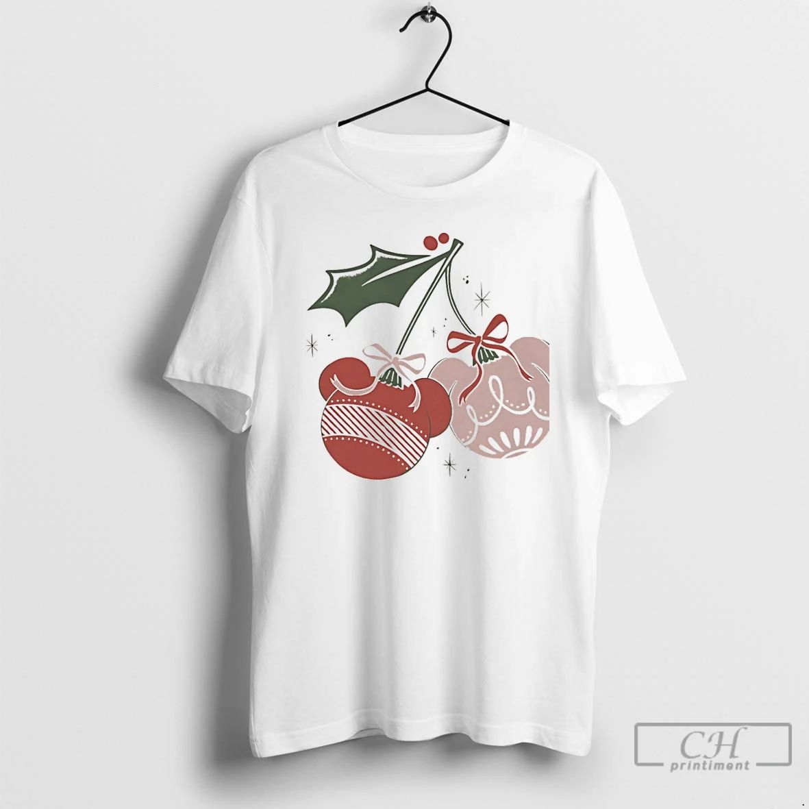Premium Christmas Cherries Holiday Christmas T Shirts