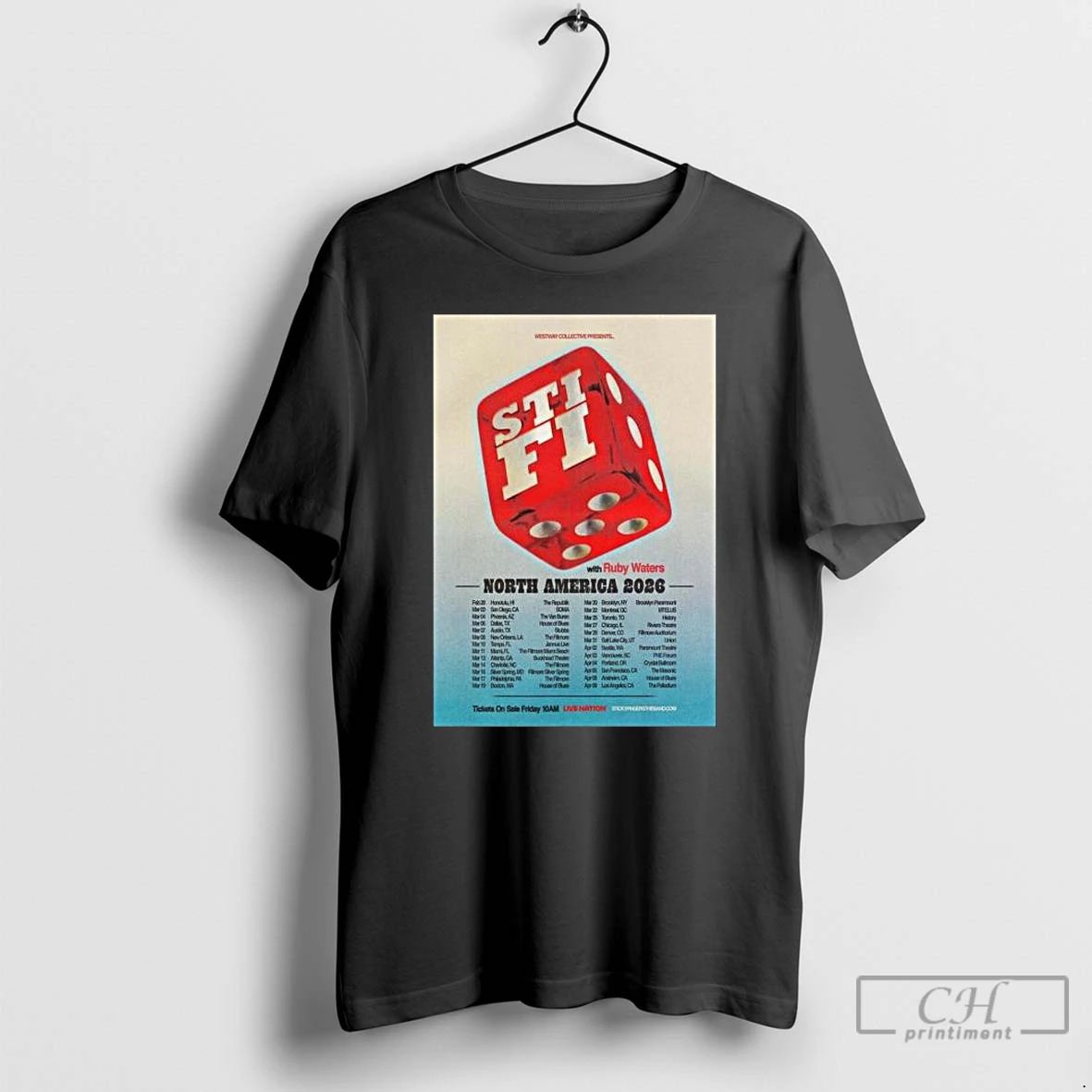 Classic Stick Fingers Band North America 2026 Schedule Dates Long Sleve T Shirts