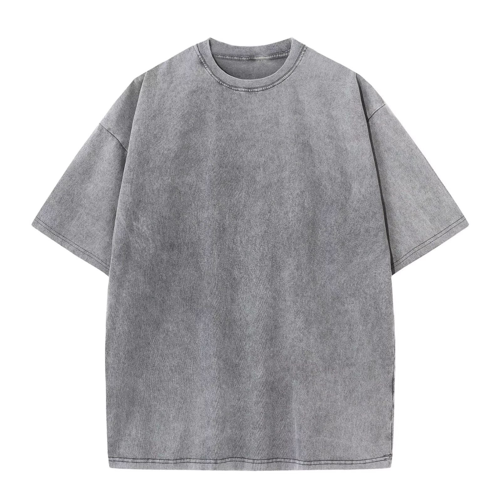 Men's Oversized Acid Wash T-Shirt Plus Size S-5XL Cotton Y2K Retro Unisex Tee