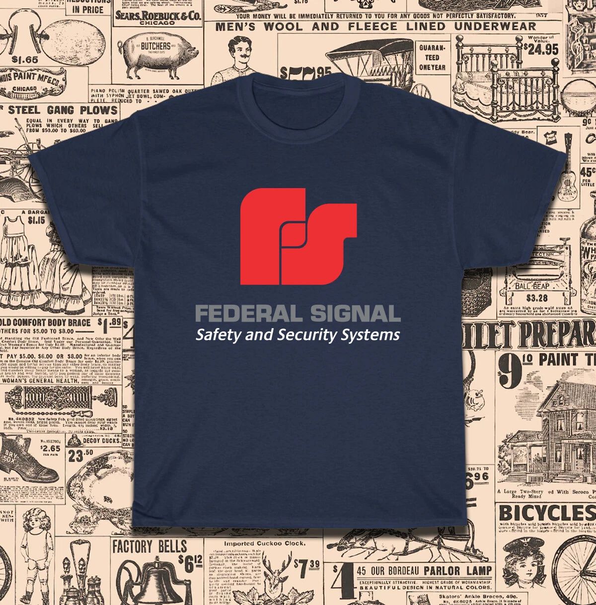 New Federal Signal Safety and Security Logo T-Shirt American Size S-5XL T-Shirt