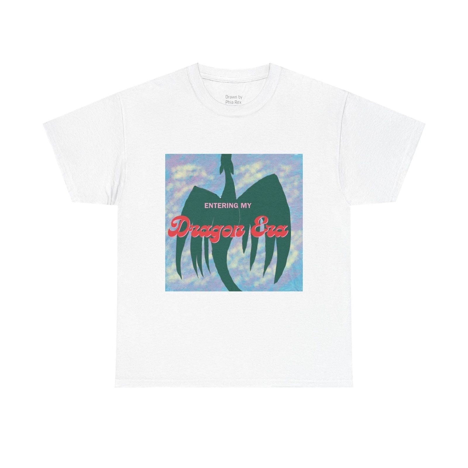 Dragon Era Unisex Heavy Cotton Tee | Fantasy Shirt, Gift for Dragon Lovers,
