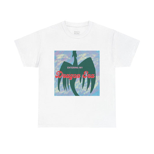 Dragon Era Unisex Heavy Cotton Tee | Fantasy Shirt, Gift for Dragon Lovers,
