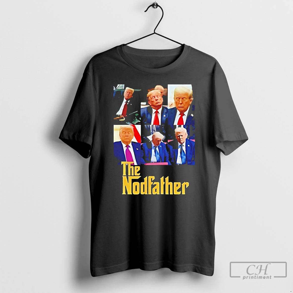 Premium The Nodfather Trump Sleeping T Shirts