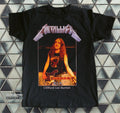 Metallica Cliff Burton Bass Legend Heavy Cotton Black Unisex T-shirt Size S-5XL