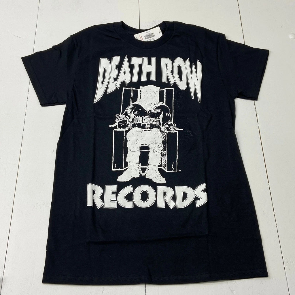 Death Row Records Black Graphic Short Sleeve T-Shirt Adult Size S NEW