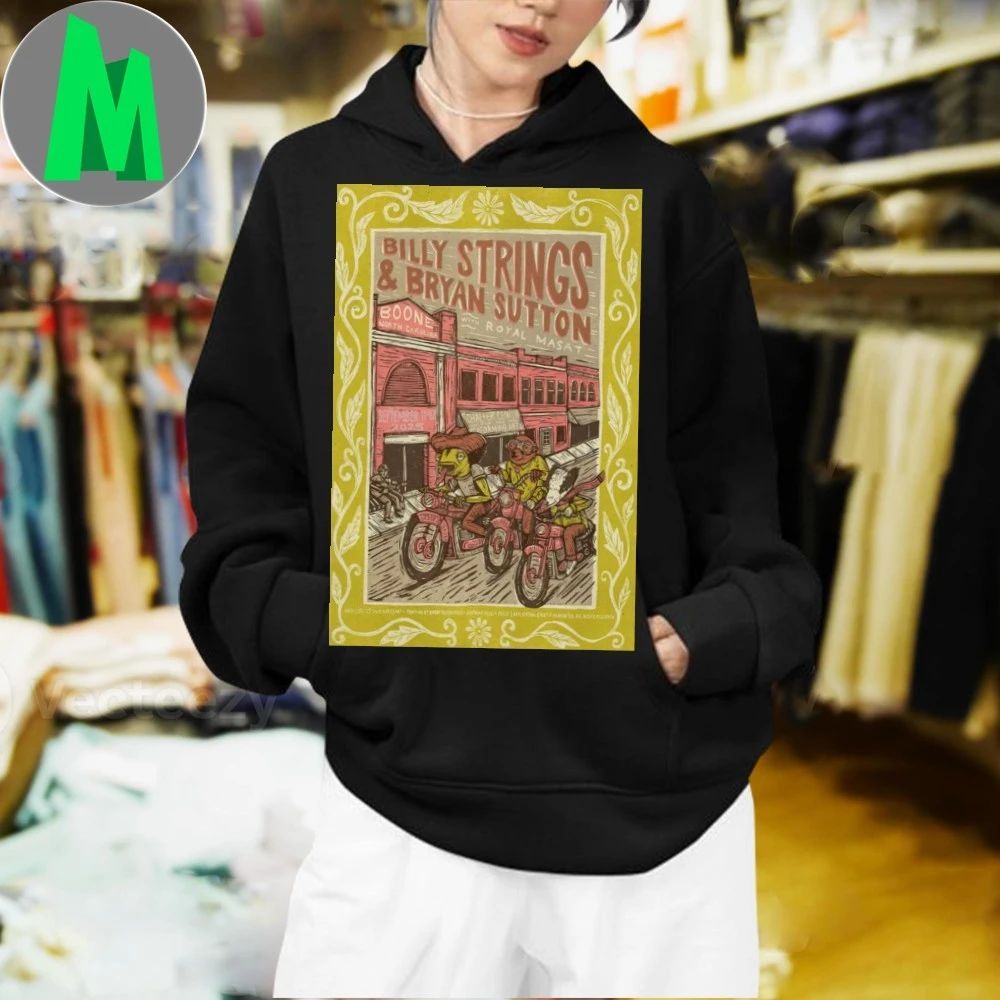 Billy Strings & Bryan Sutton Boone North Carolina 2025 Poster T-Shirt