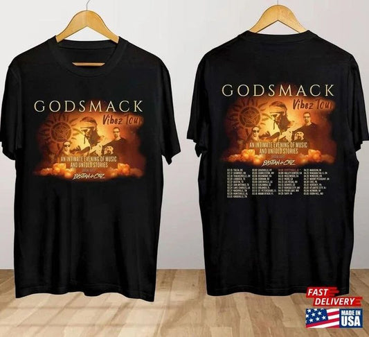 Godsmack Vibez 2024 North American Tour T-Shirt
