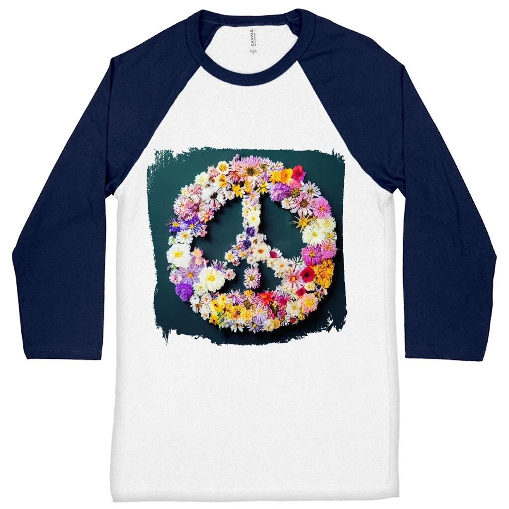 Cute Peace Sign Baseball T