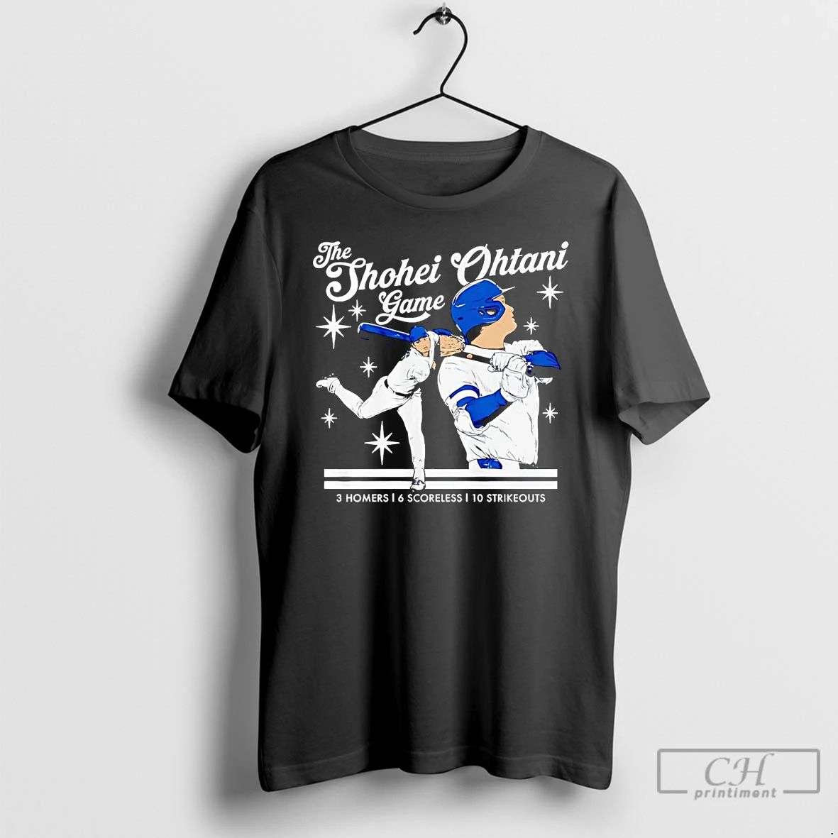 Classic The Shohei Ohtani Game 3 Homers 6 Scoreless T Shirts