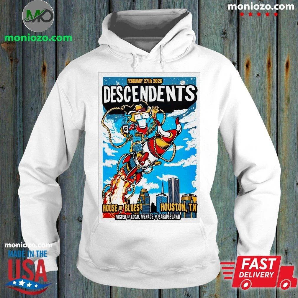 Descendents Houston TX 2 27 2026 Poster Shirt