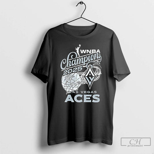 Premium Las Vegas Aces Basketball Wnba Champions 2025 T Shirts