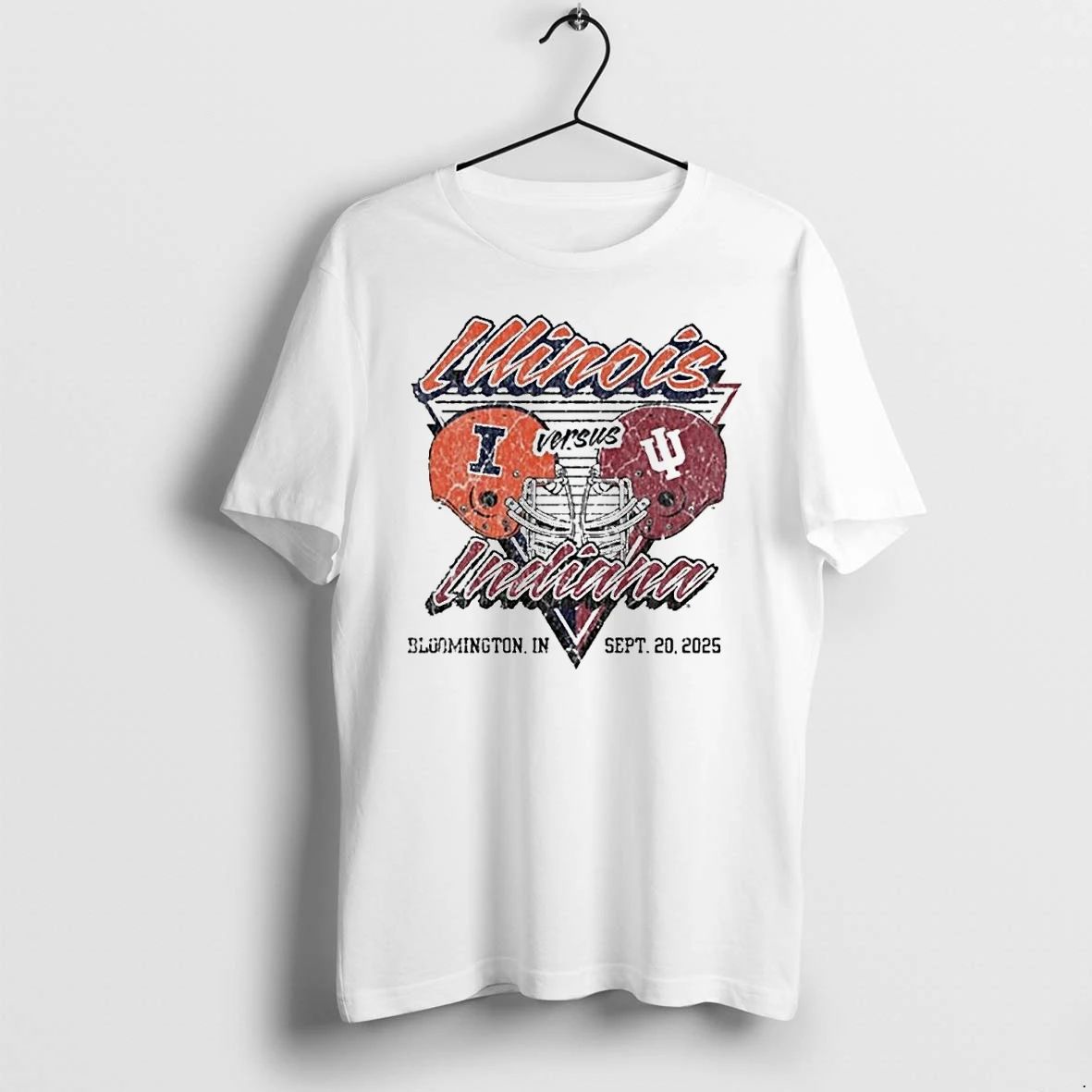 Gameday Showdown 2025 Indiana Vs Illinois Tshirts Sweater