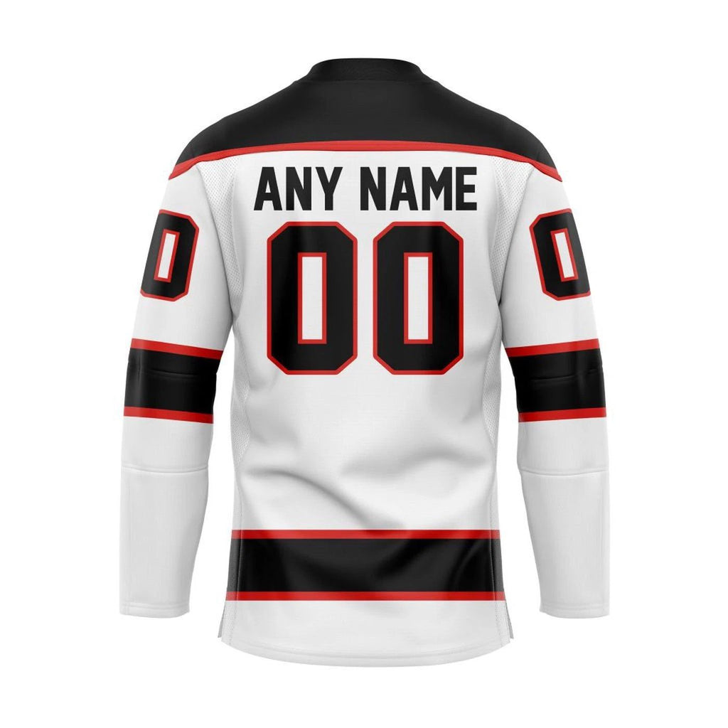 Chicago Steel Personalized 2025/26 White Lace Hockey Shirt Fan Gear