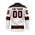 Chicago Steel Personalized 2025/26 White Lace Hockey Shirt Fan Gear