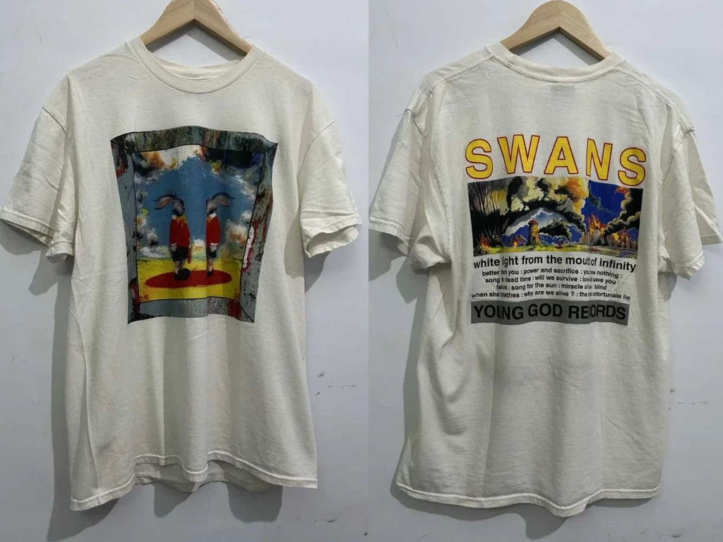 2 Sided Swans Band Ablum Tour Cotton T-Shirt Full Size BS821