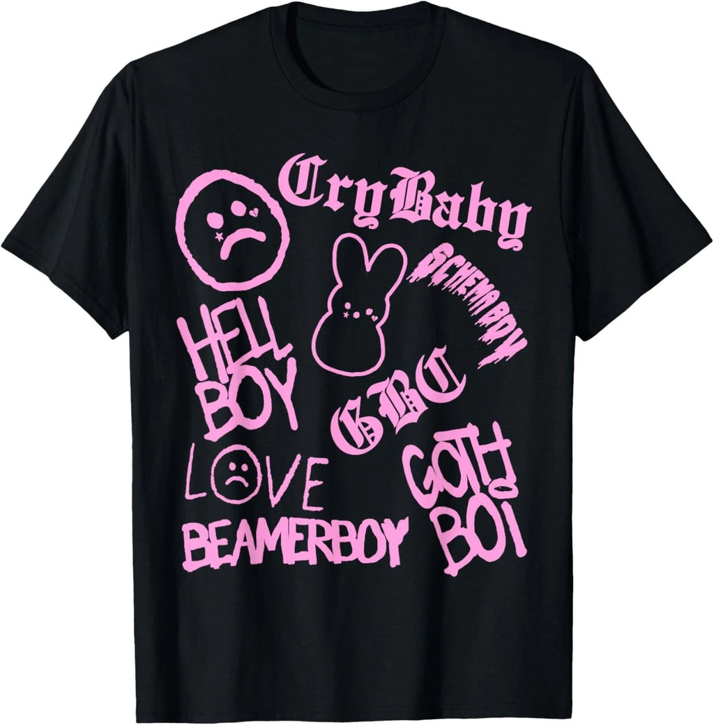 Lil Emo Rap Goth Peep Hip Hop Tattoo T-Shirt