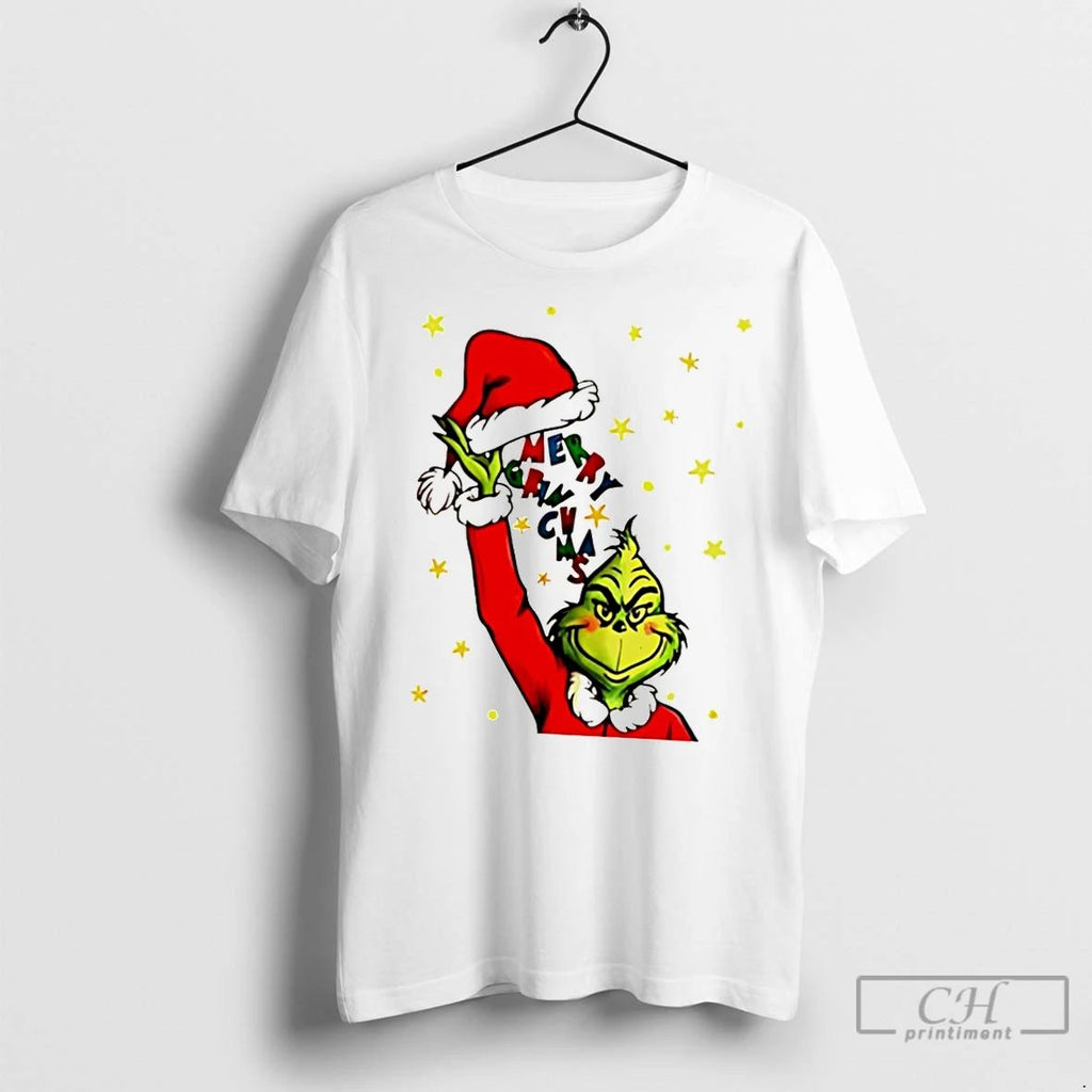 Classic Grinch Santa Hat Merry Grinchmas Merry Christmas