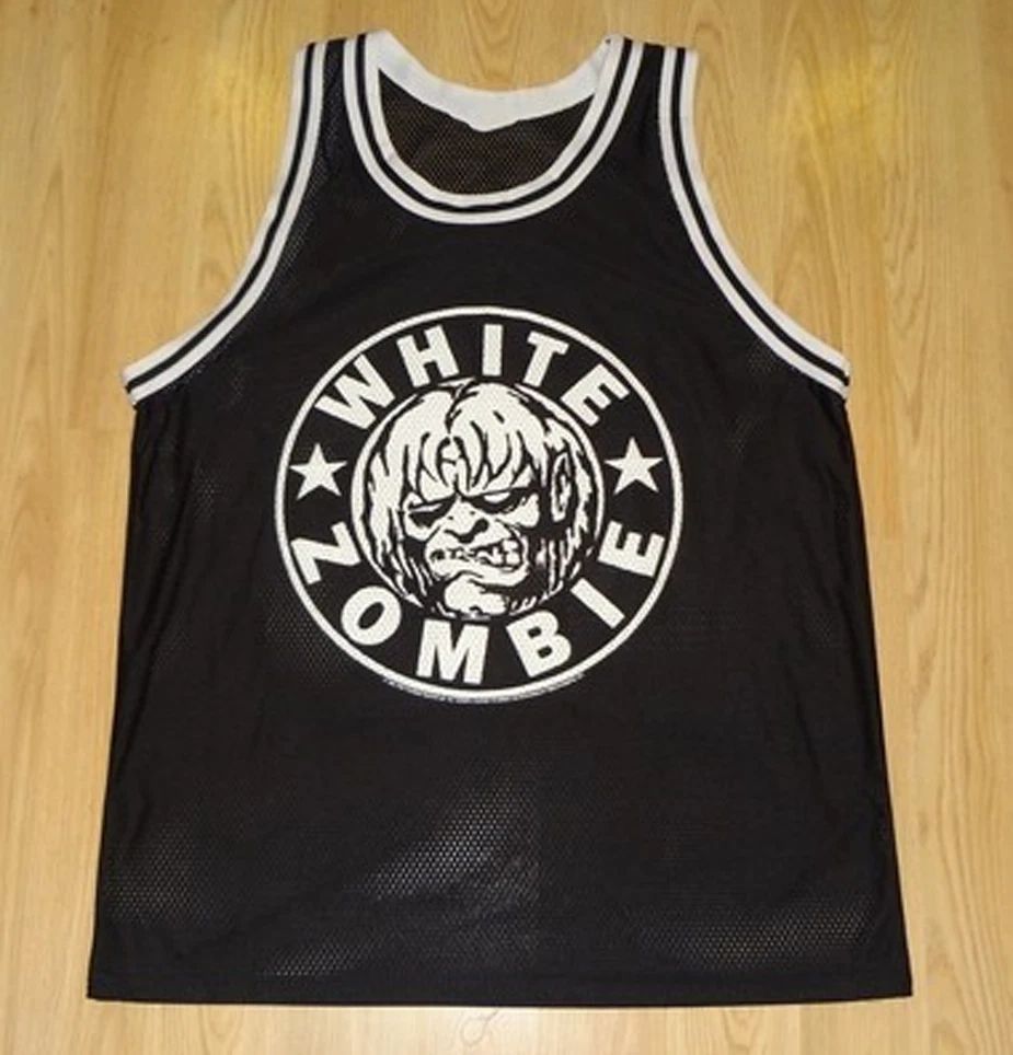 VTG White Zombie Basketball Jersey All sizes S to 6XL XX1051