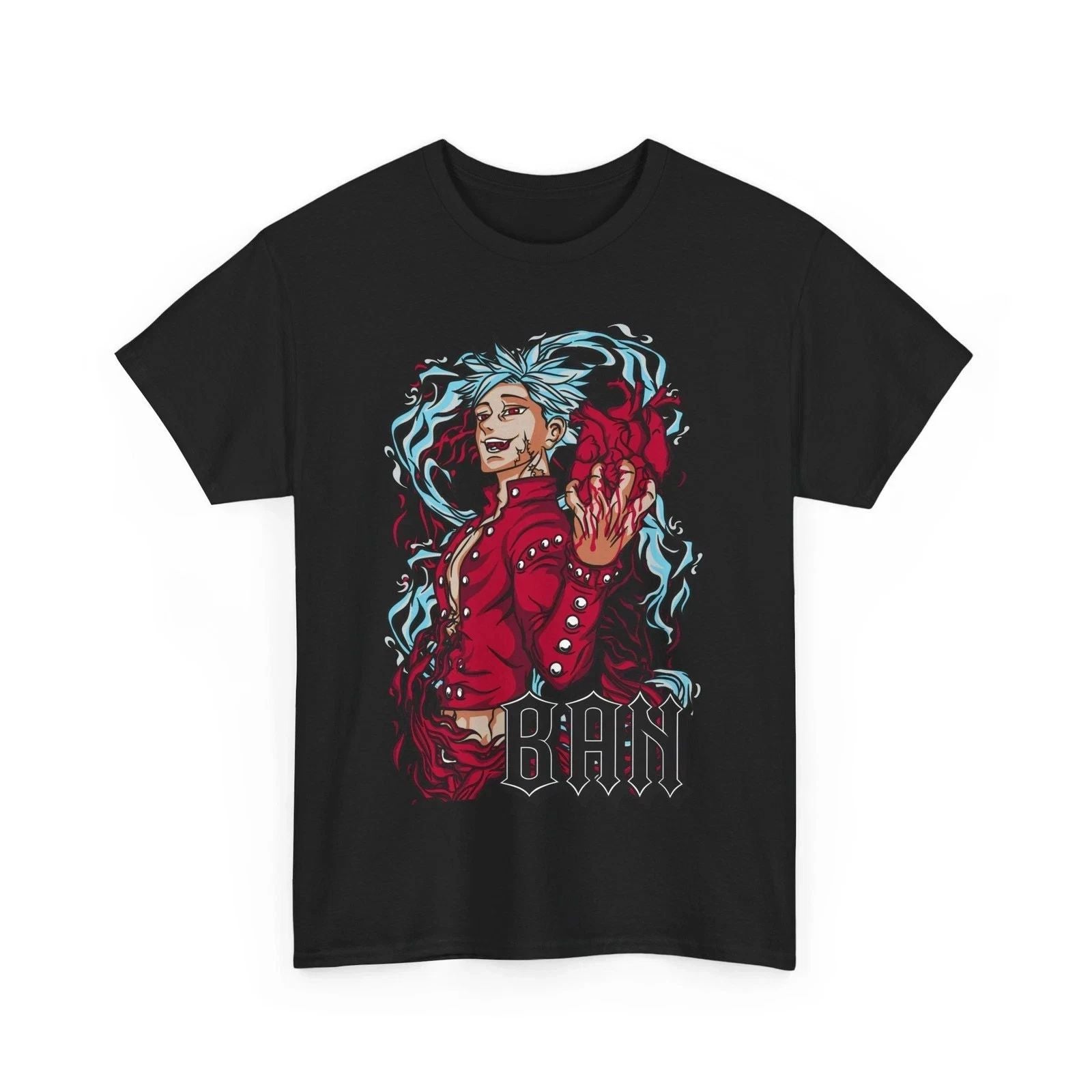 Anime Ban  The Seven Deadly Sins Black T Shirt