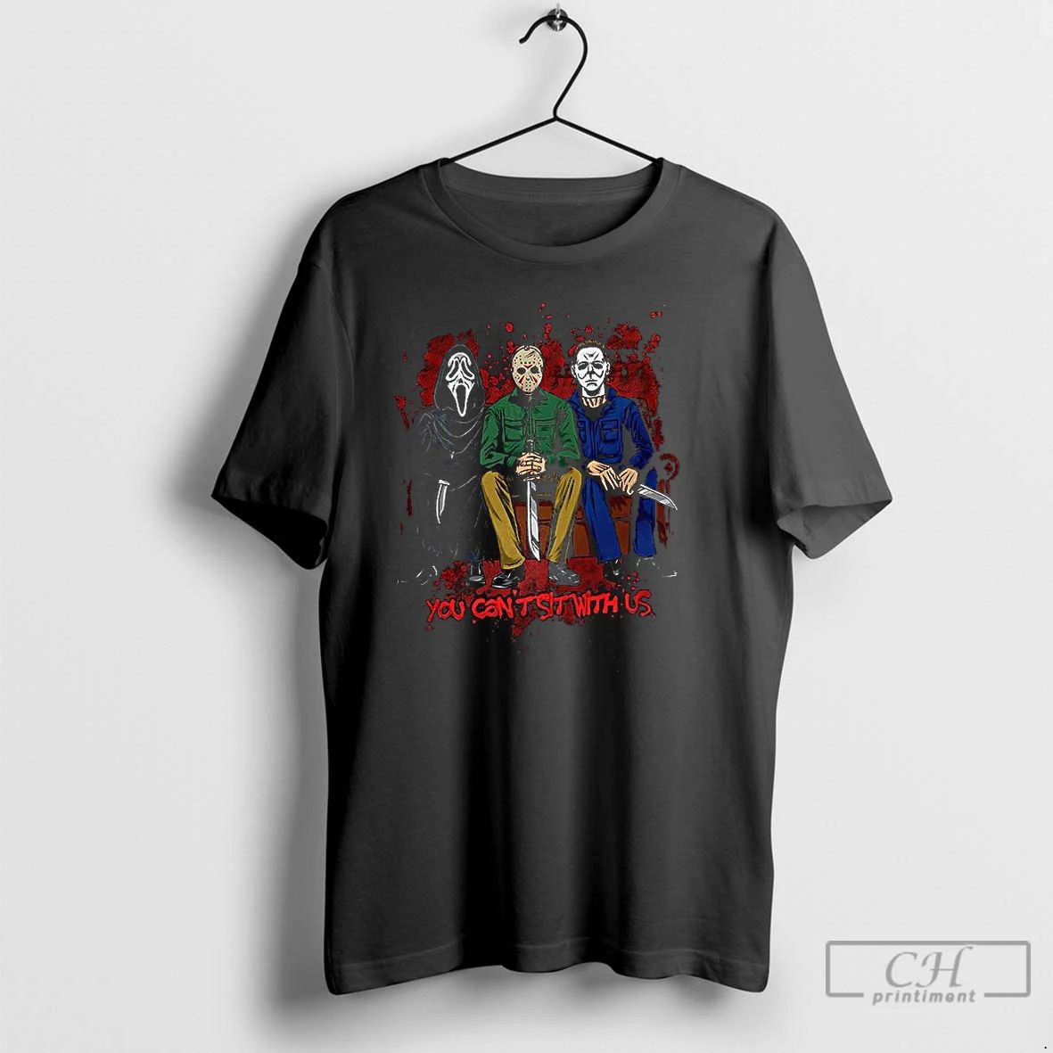 Classic Ghostface Jason Michael You Cant Sit With Us Halloween T Shirts