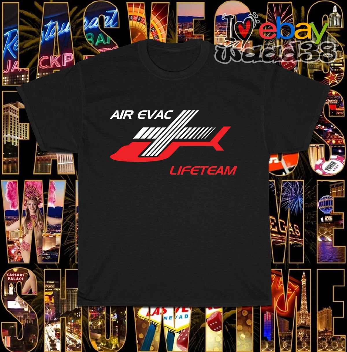 New Air Evac Lifeteam Air Rescue Logo Men's T-Shirt Size S to 5XL