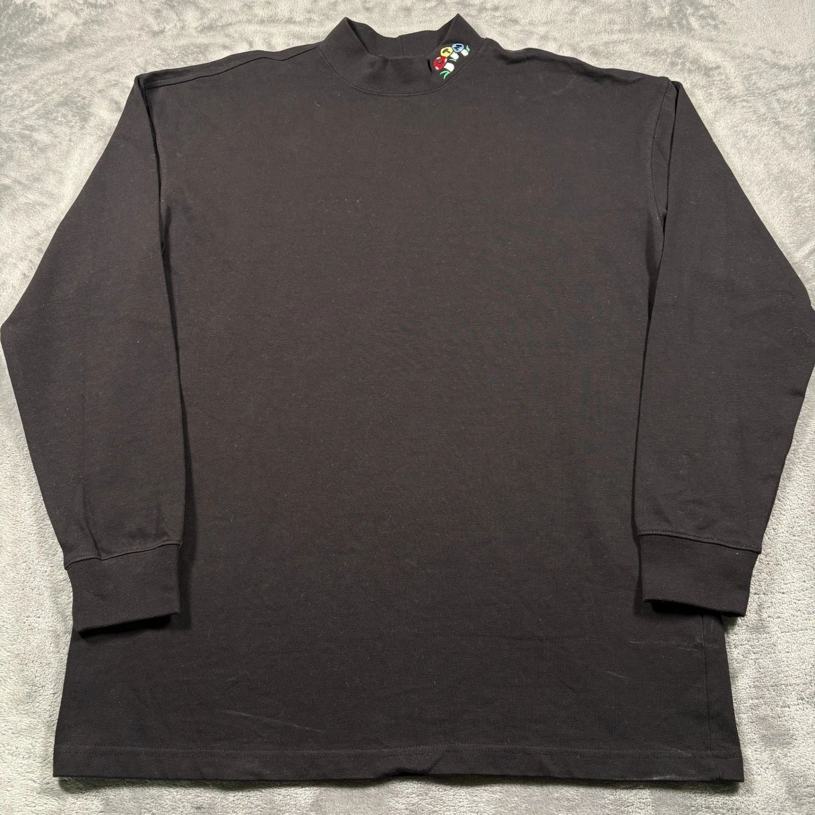 Vintage Chinatown Market T-Shirt Mens Large Black Embroidered Logo Everyday Wear