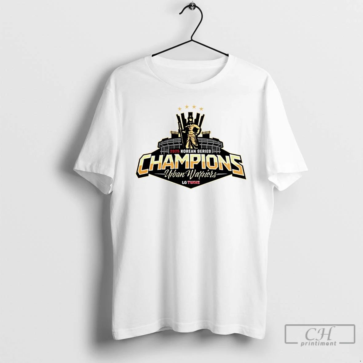 Classic Uiban Warriors 2025 Korean Series Champions Lg Twins T Shirts