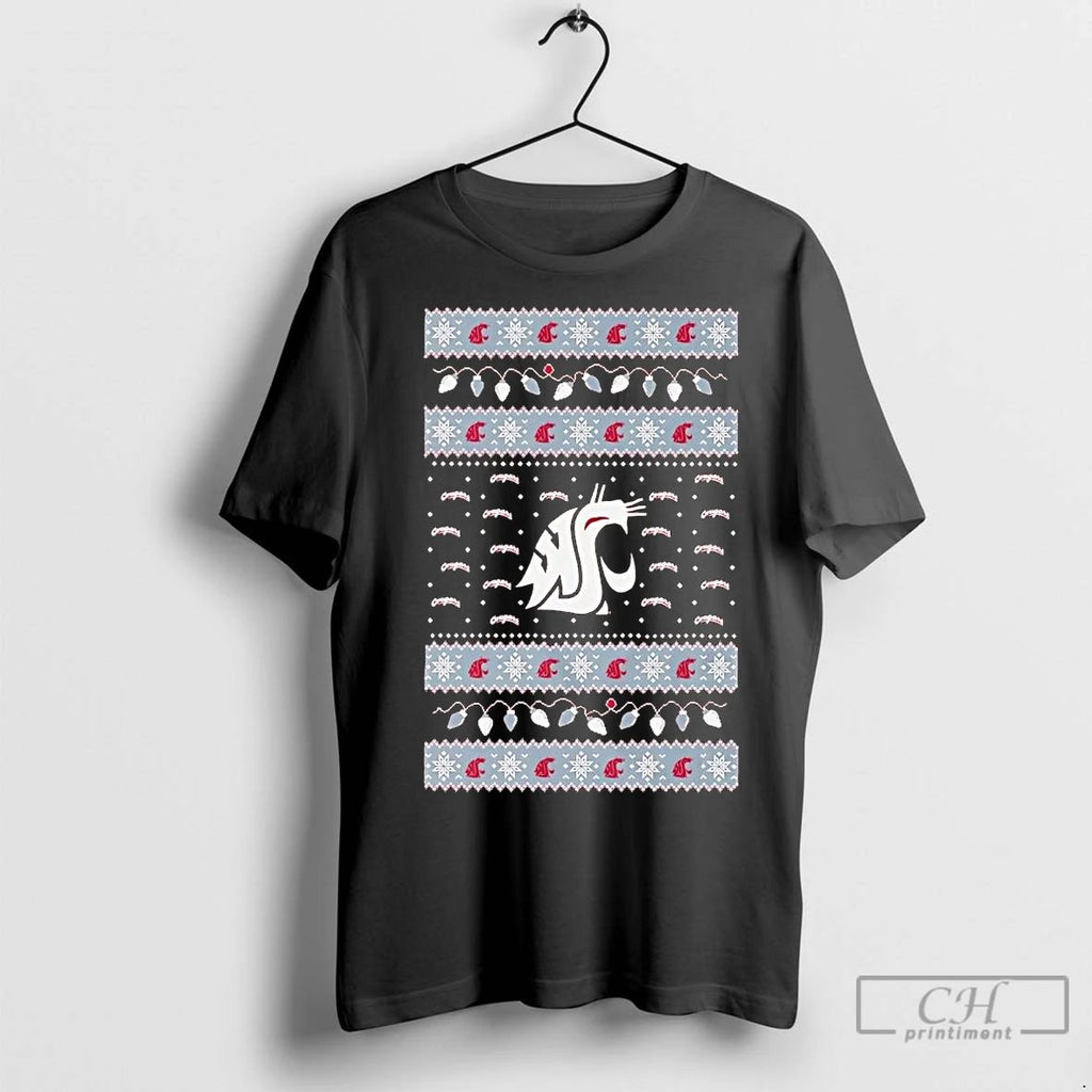 Premium Washington State Cougars Ugly Christmas Light