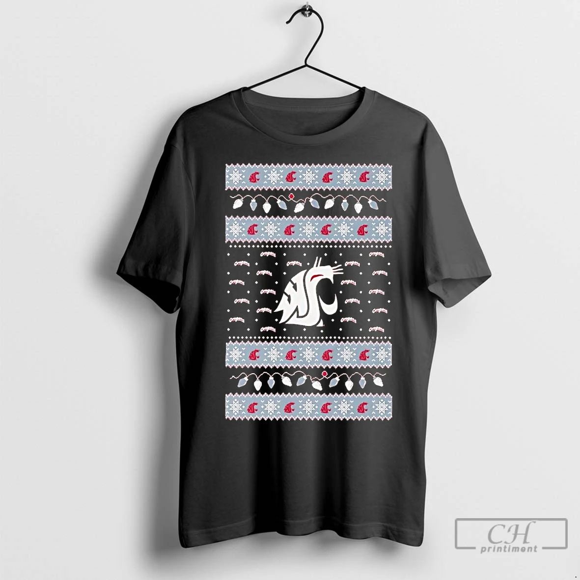 Premium Washington State Cougars Ugly Christmas Light