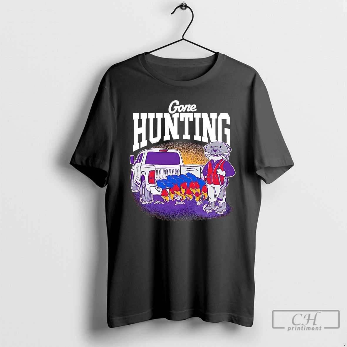 Classic Kansas State Wildcats Gone Hunting T Shirts