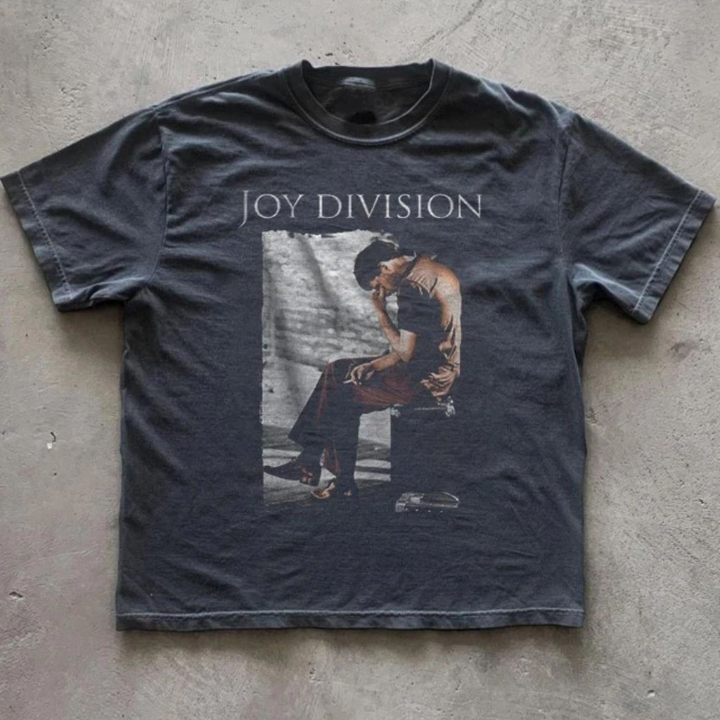 Joy Division - Ian Curtis Unisex Black Color Graphic Tee