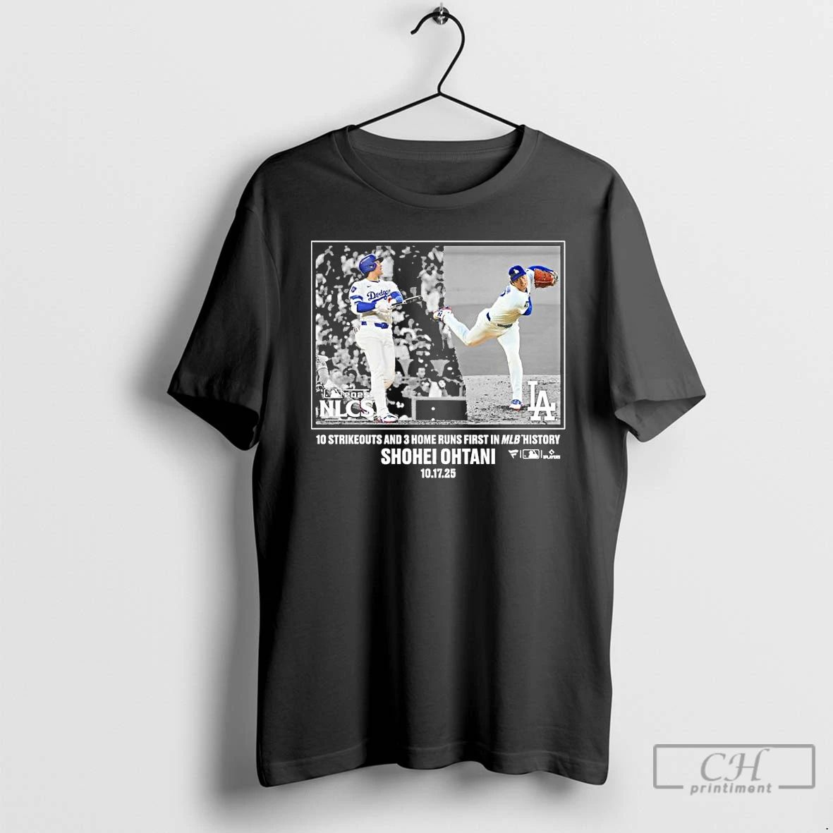 Classic Shohei Ohtani Nlcs Postseason Moment T Shirts