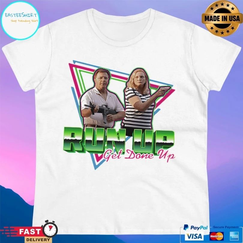 St Louis Couple Guns Run Up Get Done Up T-shirt